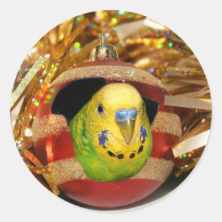 Weihnachten Runder Aufkleber
