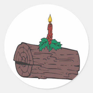 Weihnachten Runder Aufkleber