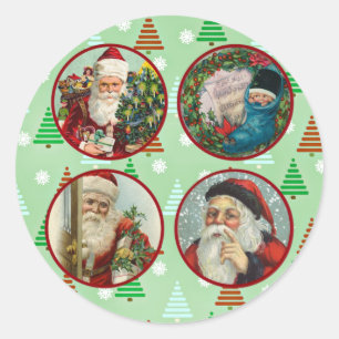 Weihnachten Runder Aufkleber