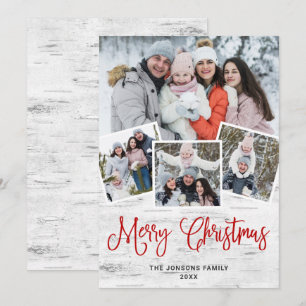 Weihnachten Rustikale Birch Bark 4 FOTO Gruß