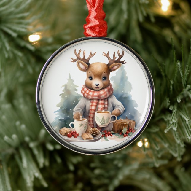 Weihnachten rustikale Ornament Vintages Design (Baum)