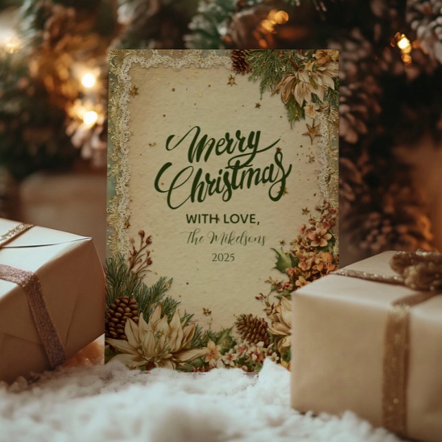 Weihnachten Rustikale Pinecones und Spitzen (Von Creator hochgeladen)