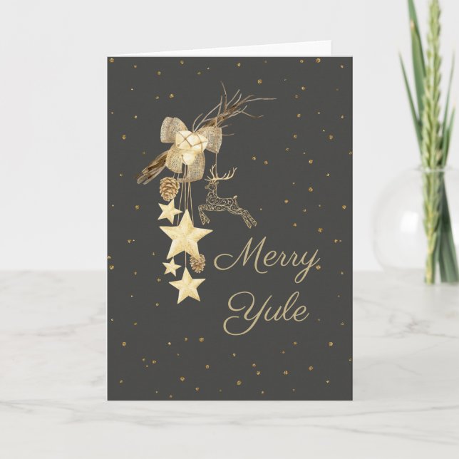 Weihnachten Sabbat Grußkarte (Vorderseite)