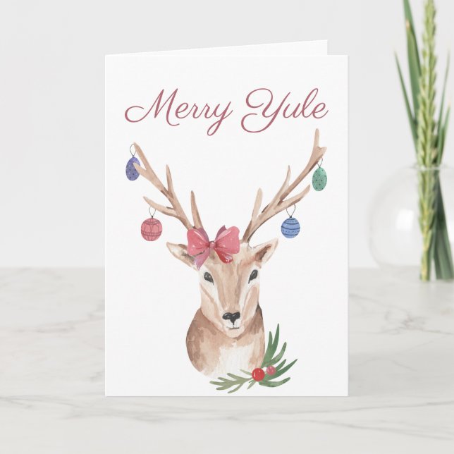 Weihnachten Sabbat Merry Weihnachten Grußkarte (Vorderseite)