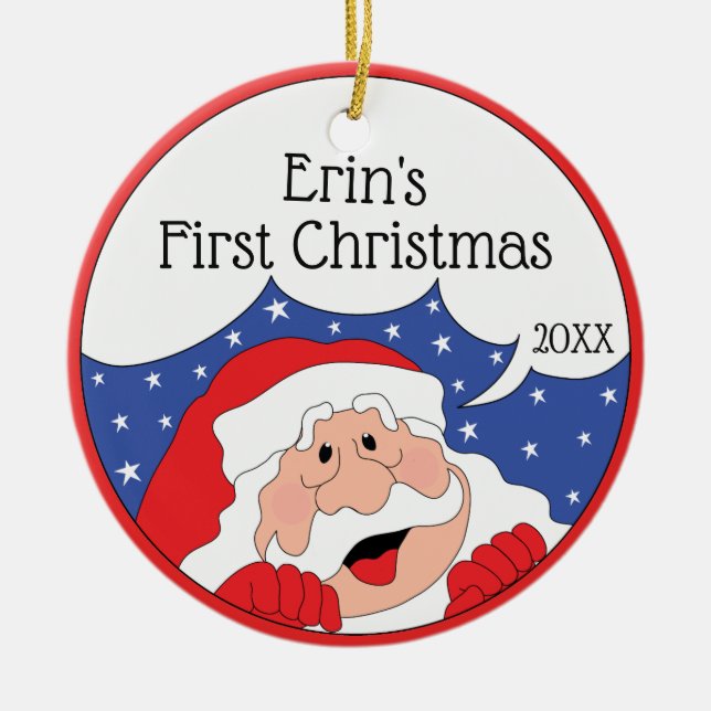 Weihnachten sagt.. Ornament personalisieren (Vorne)