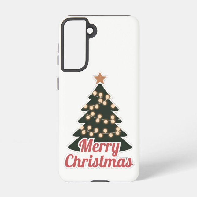 Weihnachten Samsung Galaxy S21 Fall: Frohe neue Hülle (Rückseite)