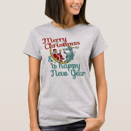 Weihnachten - SANKT u. REN - Weihnachten - neues T-Shirt