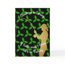 Weihnachten Sankt würde fischen