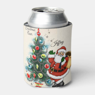 Weihnachten Santa Claus Benutzername Retro-Vibe Dosenkühler