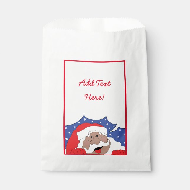 Weihnachten SANTA der Farbe SAYS Geschenktütchen (Vorderseite)