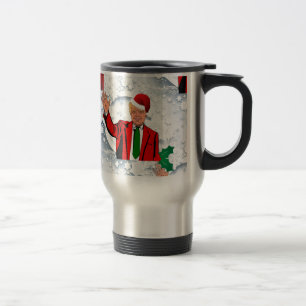 weihnachten santa donald trump reisebecher