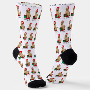 Weihnachten Santa Goldendoodle (goldrot) Hund Nied Socken