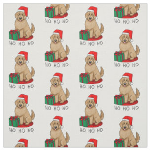 Weihnachten Santa Goldendoodle (goldrot) Hund Nied Stoff