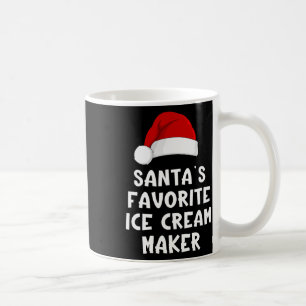 Weihnachten Santas Lieblings-Eiscreme-Maschine Lus Kaffeetasse