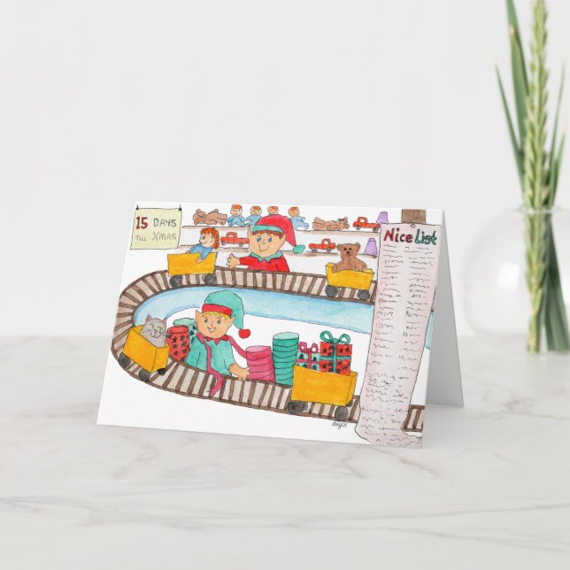 Weihnachten - Santas Werkstatt (Vorderseite)