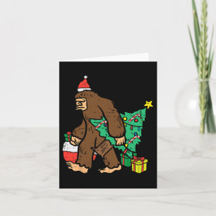 Weihnachten Sasquatch Bigfoot Weihnachten Kinder M Karte