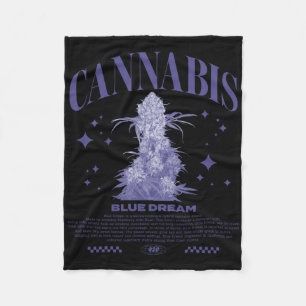 Weihnachten Sativa Hybrid Sorte Blue Dream Fleecedecke