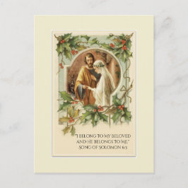 Weihnachten SAVE THE DATE Ankündigungspostkarte