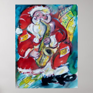 WEIHNACHTEN & SAX, WEIHNACHTSPARTY POSTER