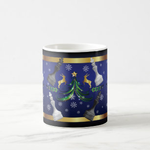 Weihnachten Schach Stücke - Schneeflocken Weihnach Kaffeetasse