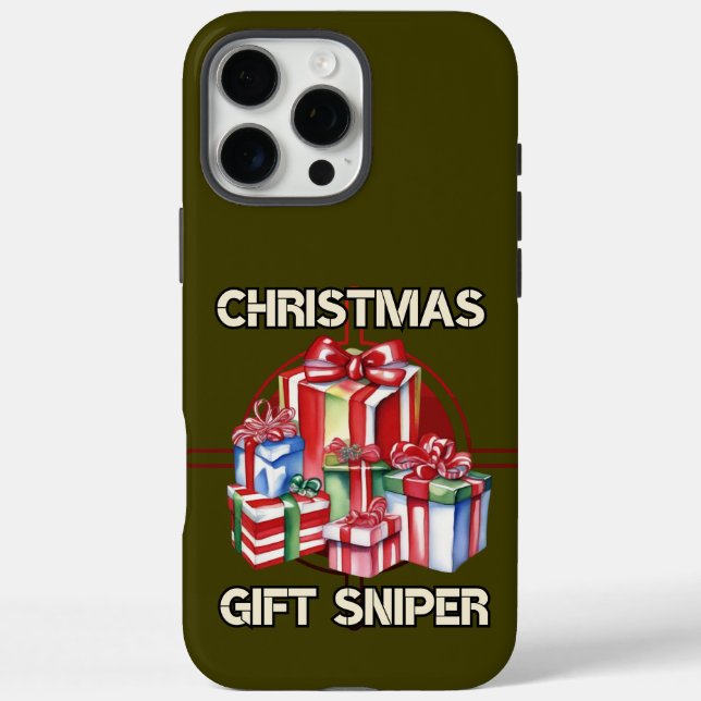 Weihnachten, Scharfschütze, Geschenk, Armee iPhone 16 Pro Max Hülle (Rückseite)