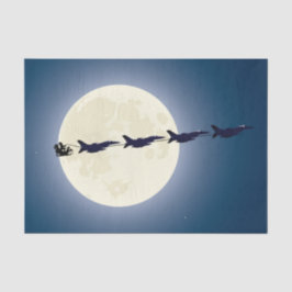 Weihnachten, Schlitten und F-16-Jets Militärweihna Seidenpapier