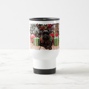 Weihnachten - Schnauzer-Mischung - Bentley Reisebecher