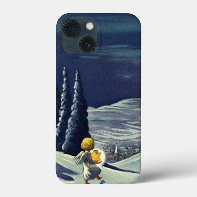 Weihnachten, Schneegel Walking mit einem Stern Case-Mate iPhone Hülle (Rückseite)