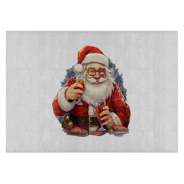 Weihnachten Schneidebrett (Vorderseite)