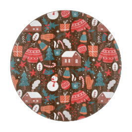 Weihnachten Schneidebrett