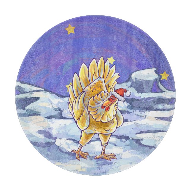 Weihnachten Schneidebrett (Vorderseite)