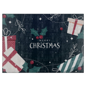 Weihnachten Schneidebrett