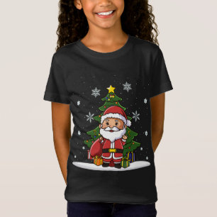 Weihnachten Schönes Niedliches Kawaii Chibi Santa  T-Shirt