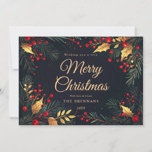 Weihnachten Schwarz Gold Stylisch Elegant Festlich
