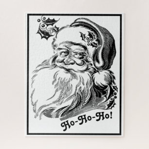 Weihnachten Schwarz-weißer Weihnachtsmann