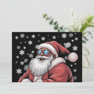 Weihnachten Schwarzer Afroamerikanischer Weihnacht Einladung