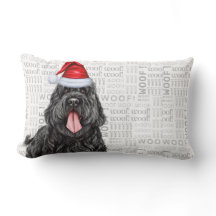 Weihnachten Schwarzer Russischer Terrier Dog Holid