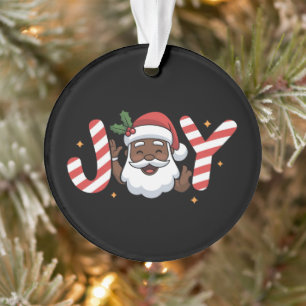 Weihnachten Schwarzer Weihnachtsmann Afrikanische Ornament