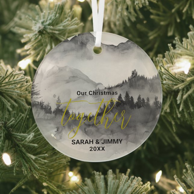 Weihnachten Schwarzes Gebirge Erlebnis Outdoor Cou Ornament Aus Glas (InSitu)