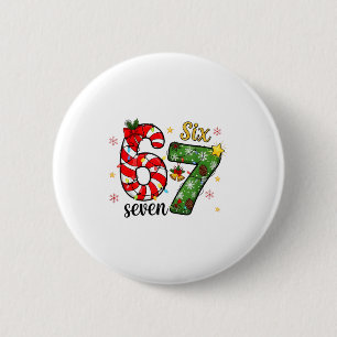 Weihnachten Sechs Sieben Lustig Trendig 6 7 Virale Button