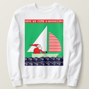 Weihnachten segeln sweatshirt