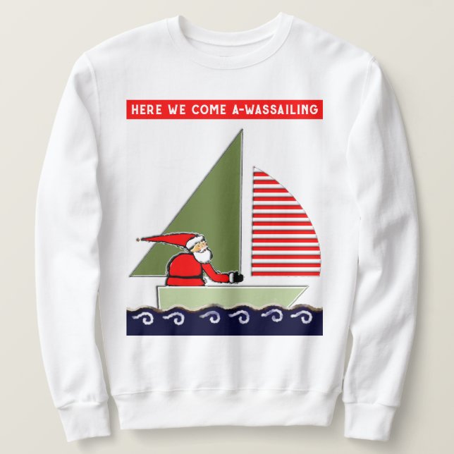 Weihnachten segeln sweatshirt (Design vorne)