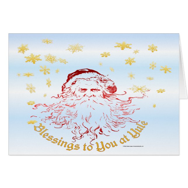 Weihnachten Segen Grußkarte (Vorderseite (Horizontal))