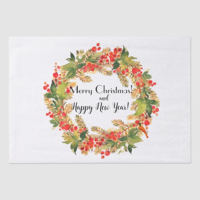 Weihnachten Seidenpapier (Vorderseite)