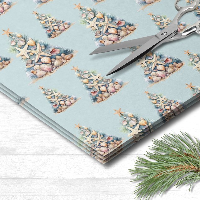 Weihnachten Seidenpapier (Beach Christmas Tissue Paper)