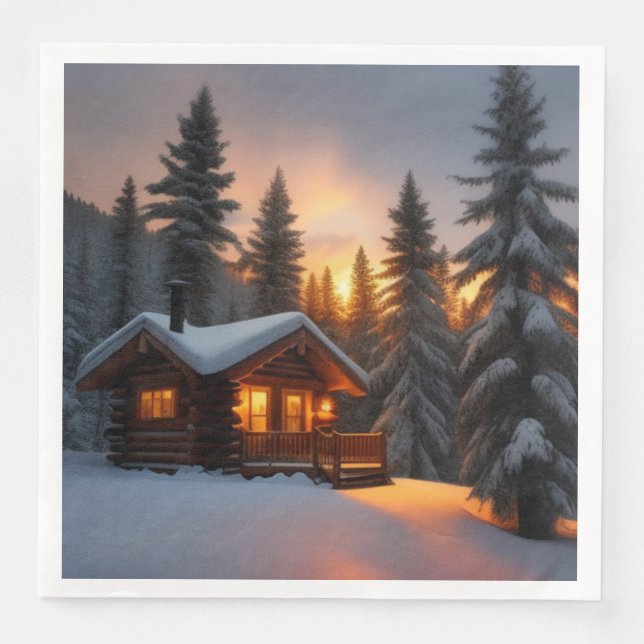 Weihnachten Serviette (Vorderseite)