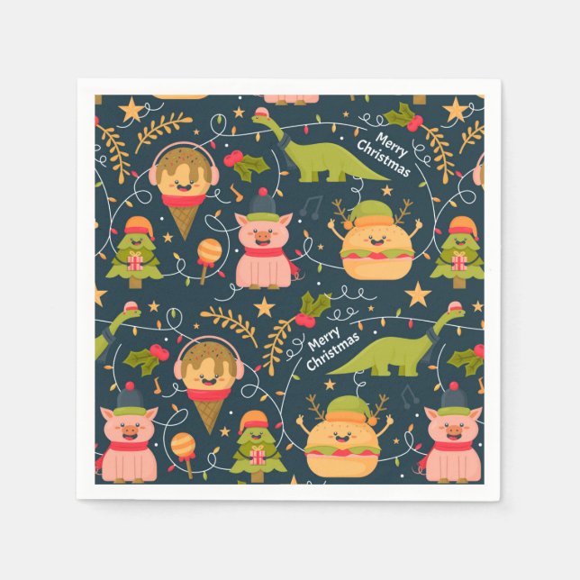 Weihnachten Serviette (Vorderseite)