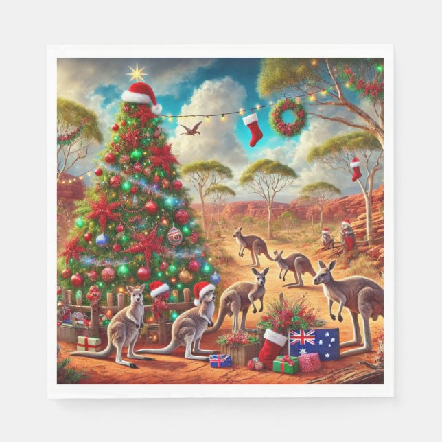 Weihnachten Serviette (Vorderseite)