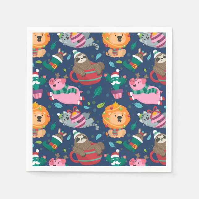 Weihnachten Serviette (Vorderseite)