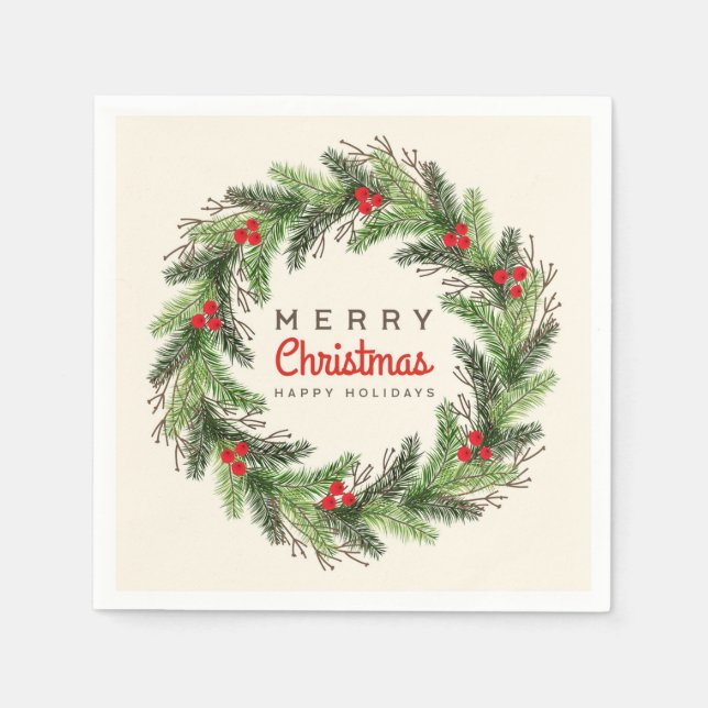 Weihnachten Serviette (Vorderseite)